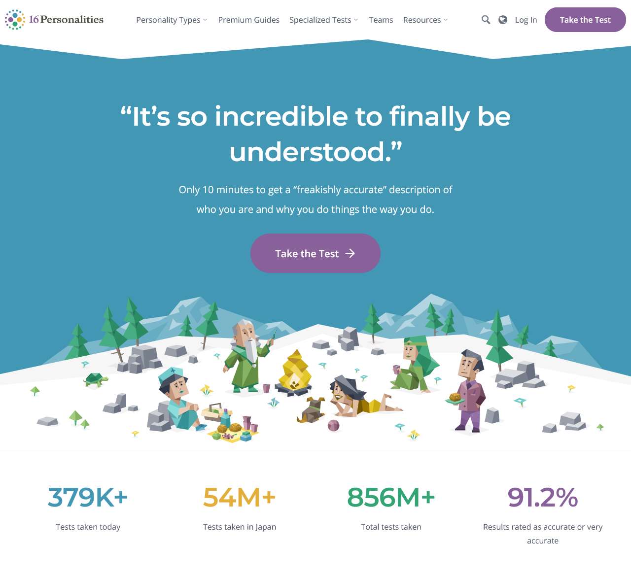 Free personality test, type descriptions, relationship and career advice | 16Personalities