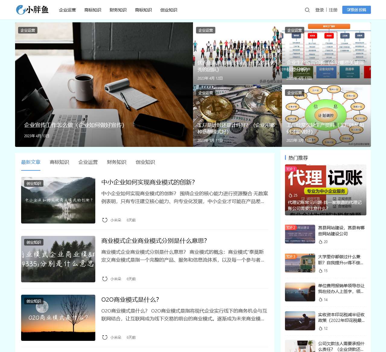 小胖鱼 | 为企业赋能
