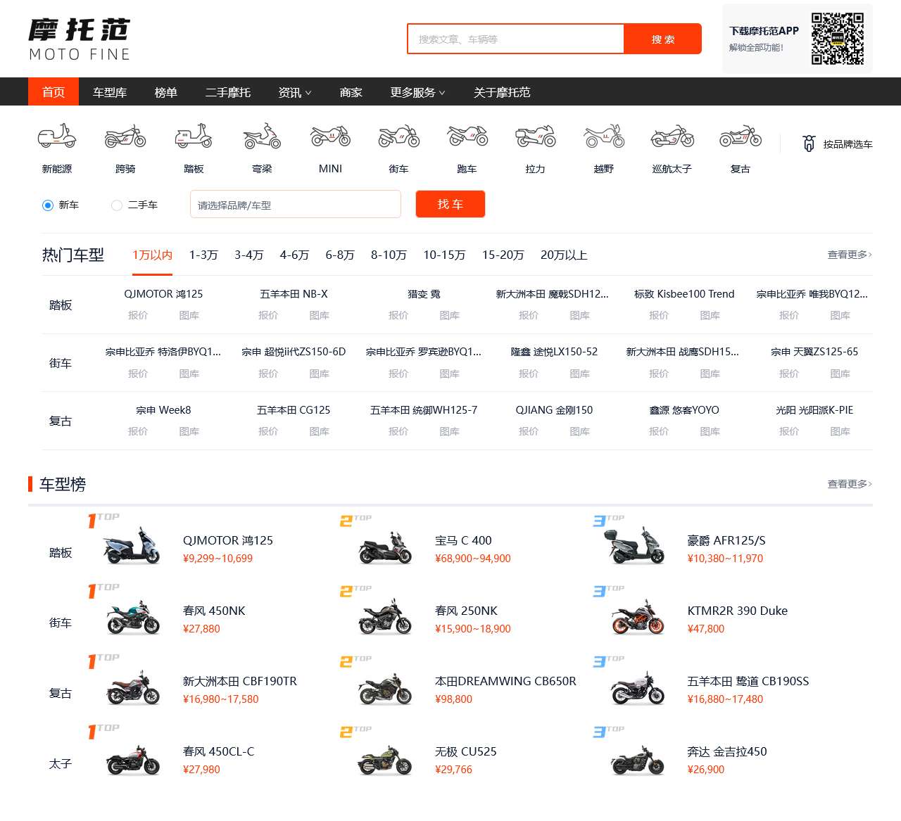 摩托范-哈罗摩托车之家-摩托车报价大全-HALOMOTO摩托车品牌官网