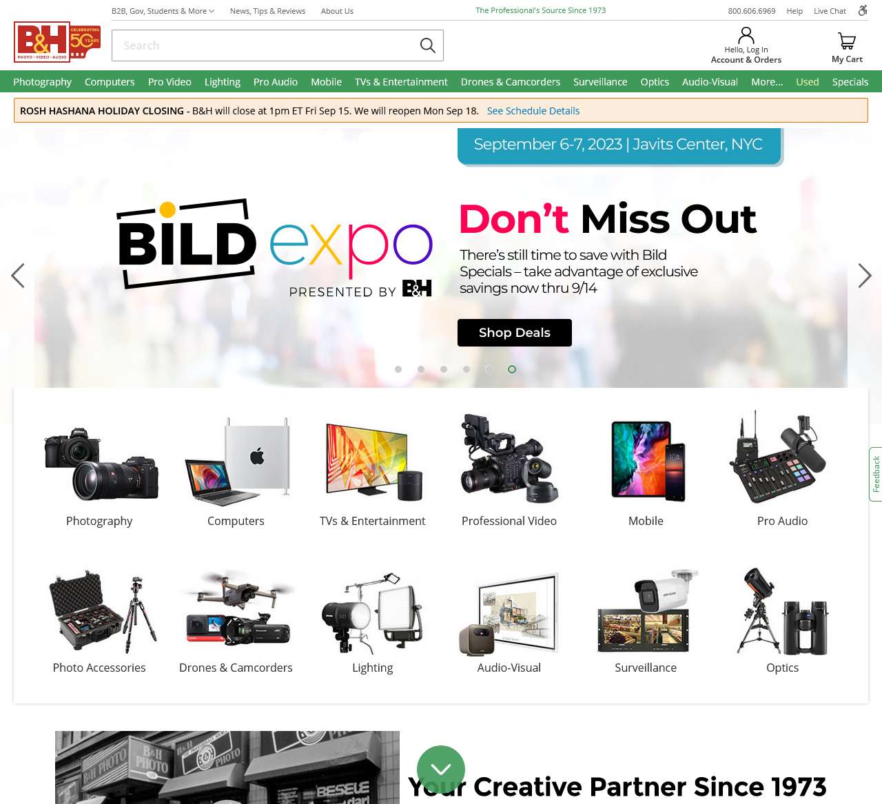 B&H Photo Video Digital Cameras, Photography, Computers