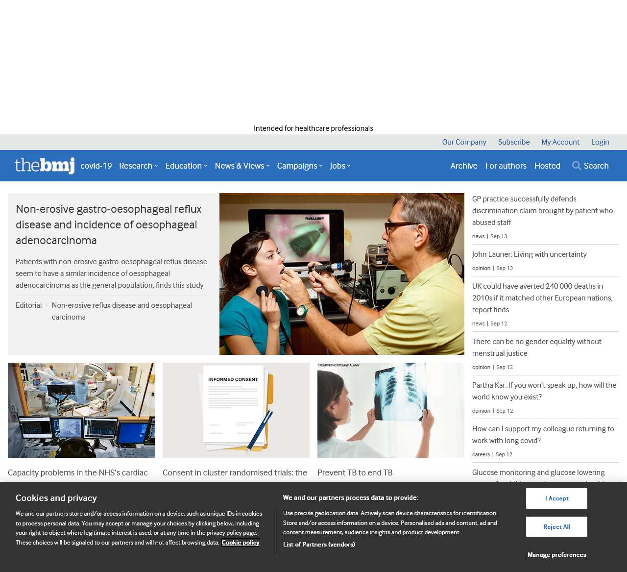 The BMJ: Leading Medical Research, News, Education, Opinion