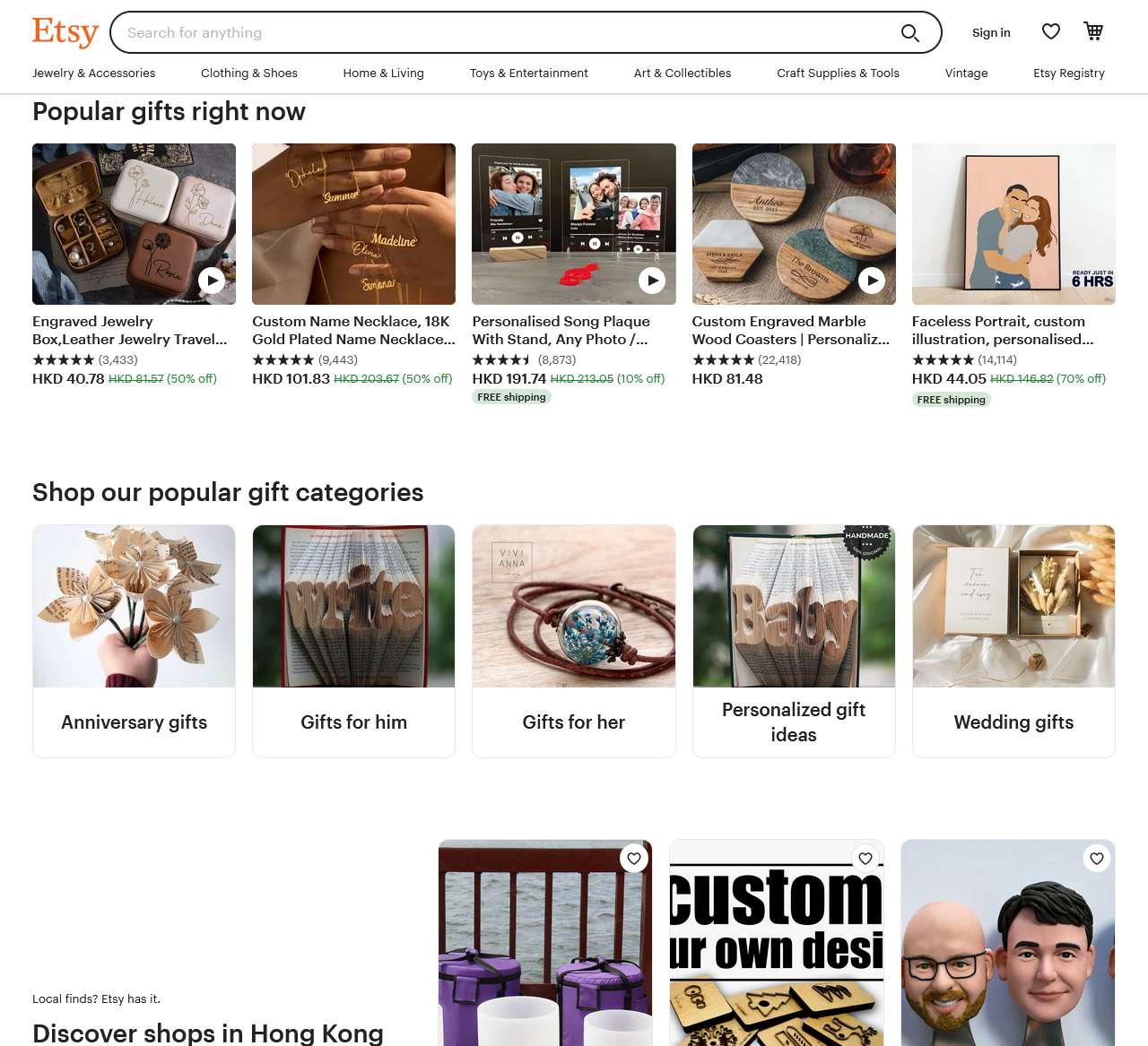 Etsy Hong Kong - Shop for handmade, vintage, custom, and unique gifts for everyone