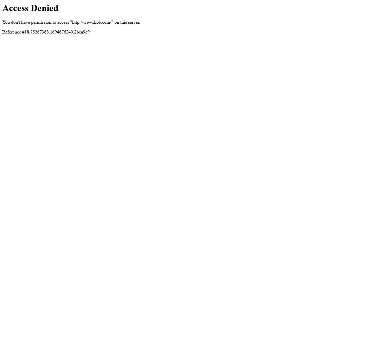 Access Denied