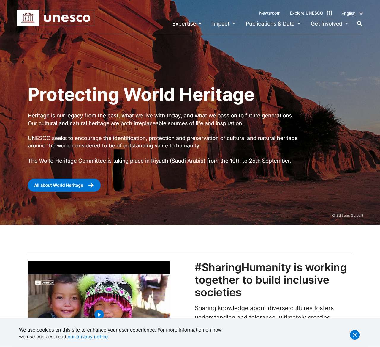 UNESCO : Building Peace through Education, Science and Culture, communication and information