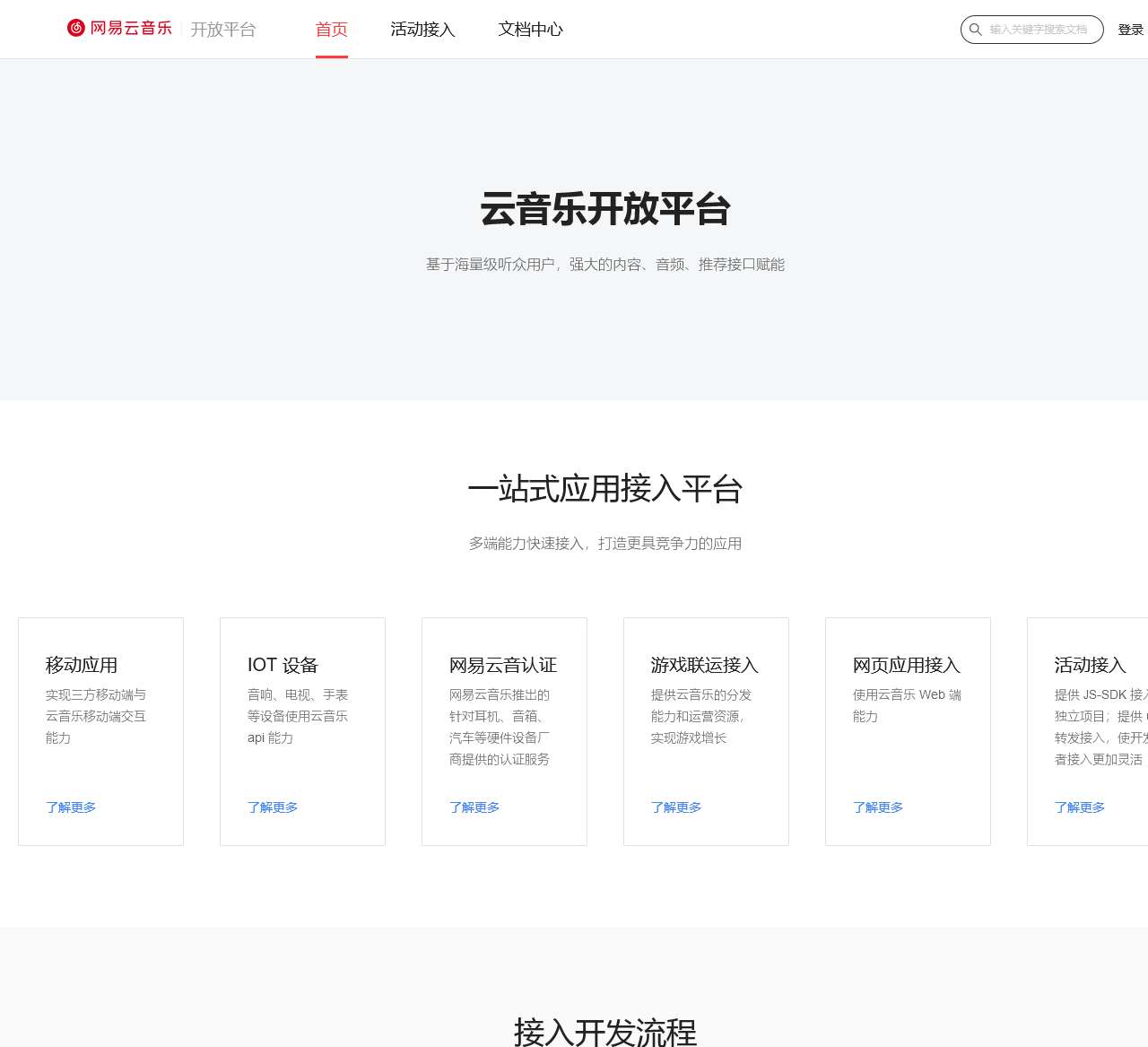 网易云音乐开放平台
