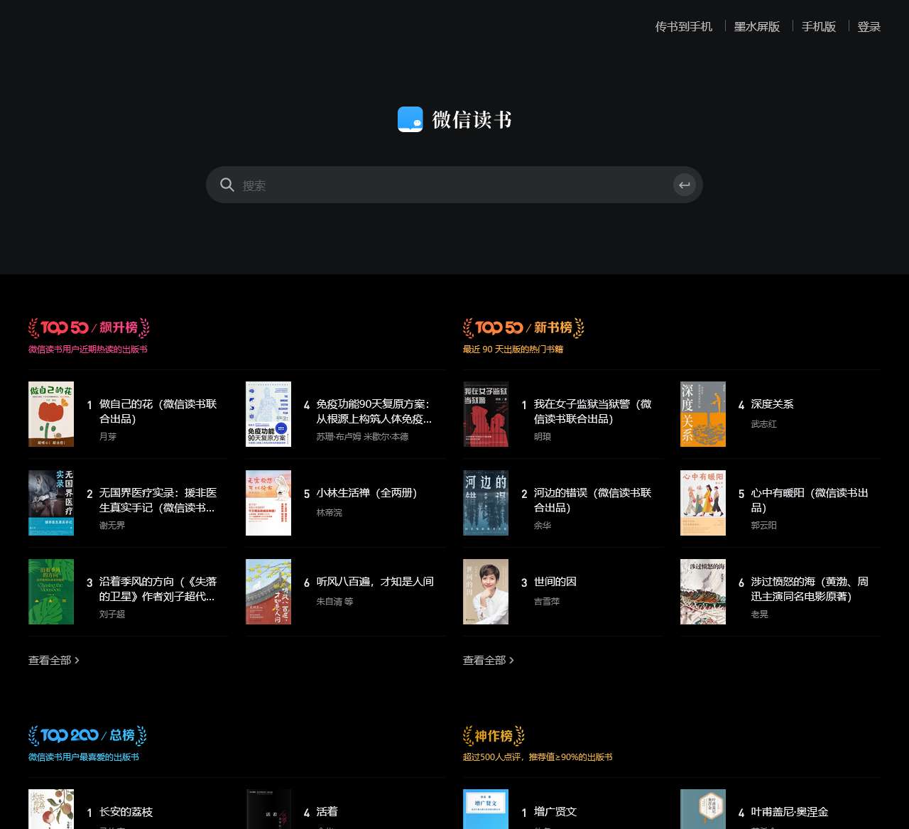 微信读书-正版书籍小说免费阅读
