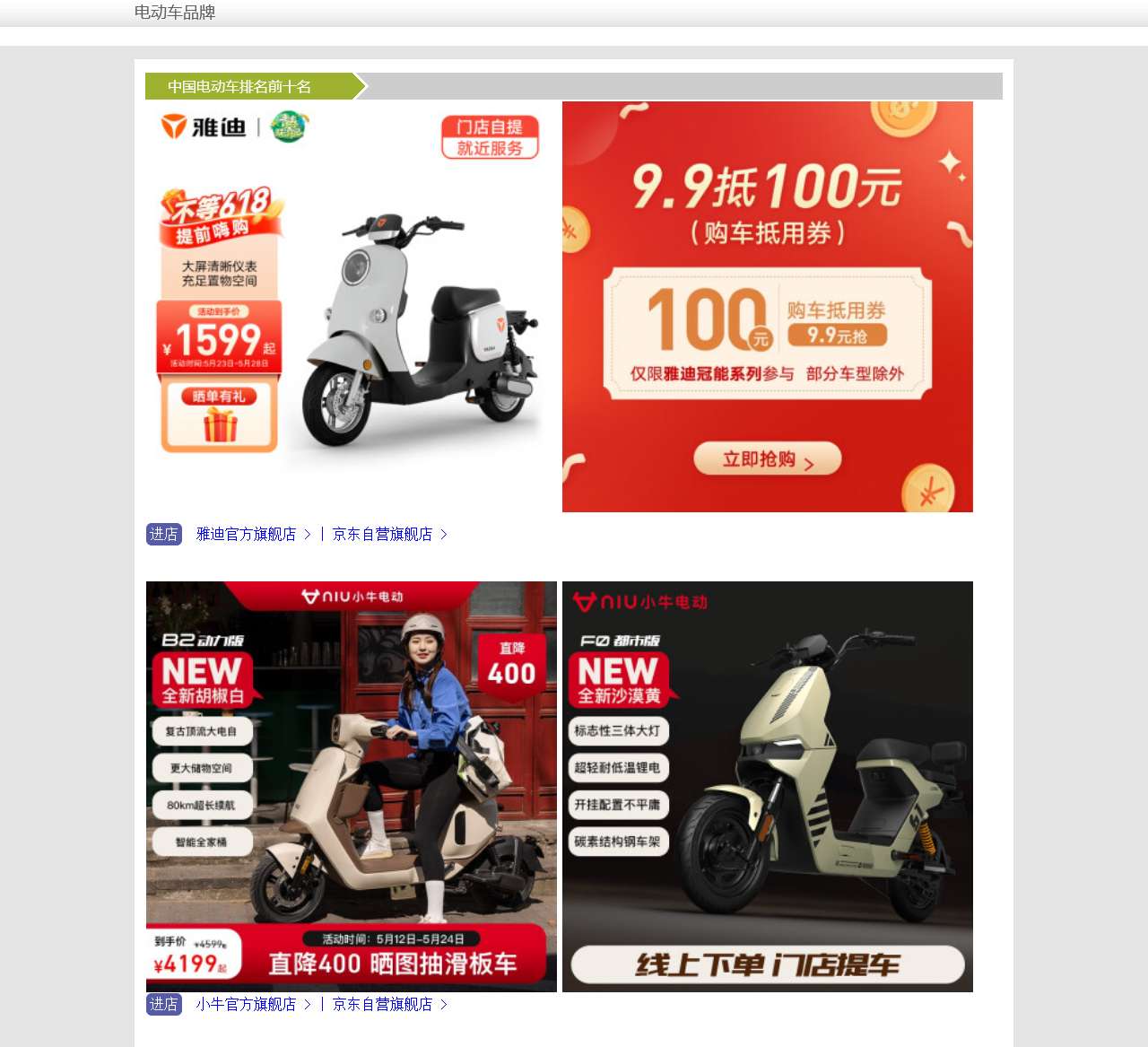 中国电动车排名前十名2023年十大电动车品牌排行榜