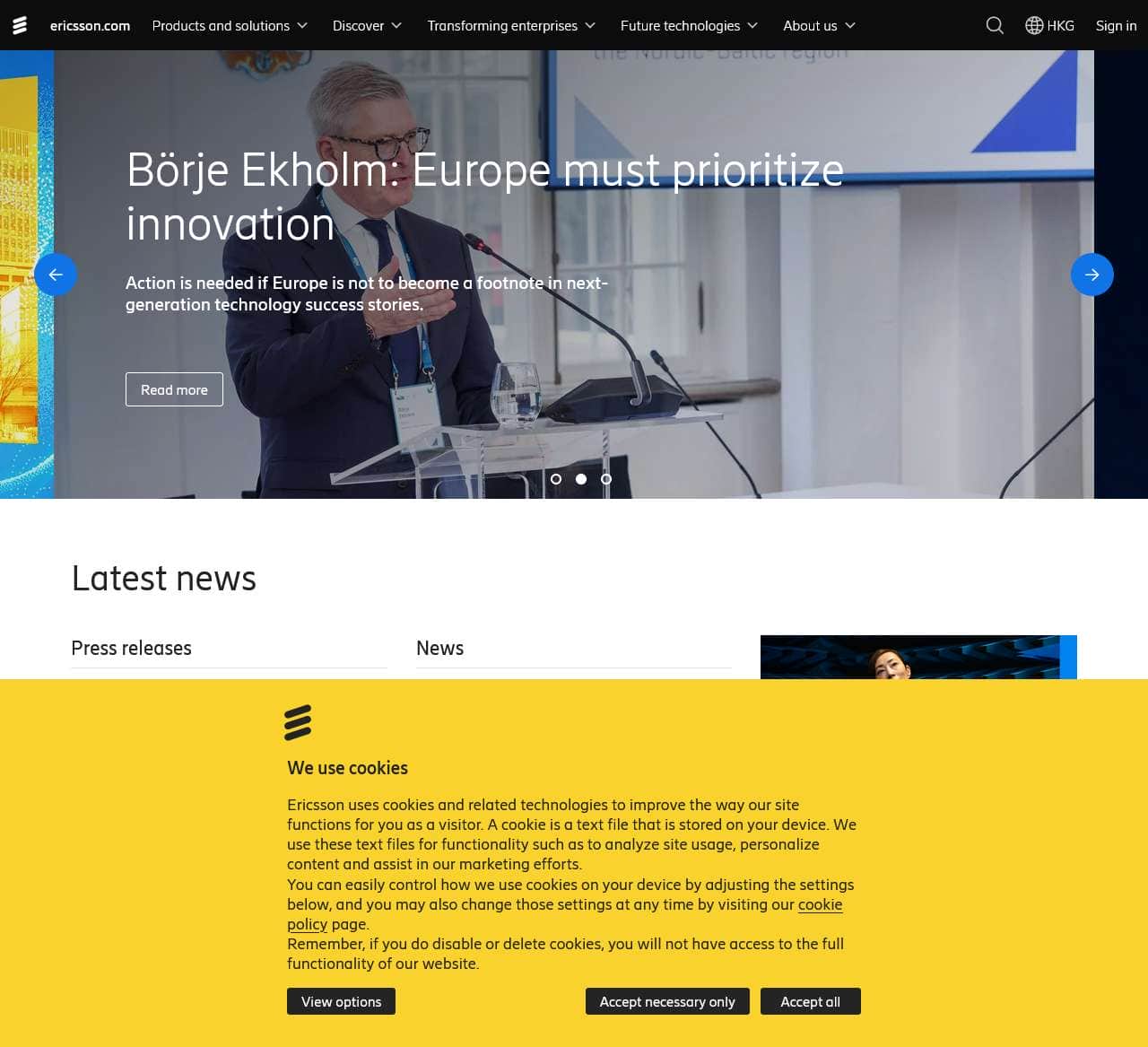 Ericsson - Helping to shape a world of communication