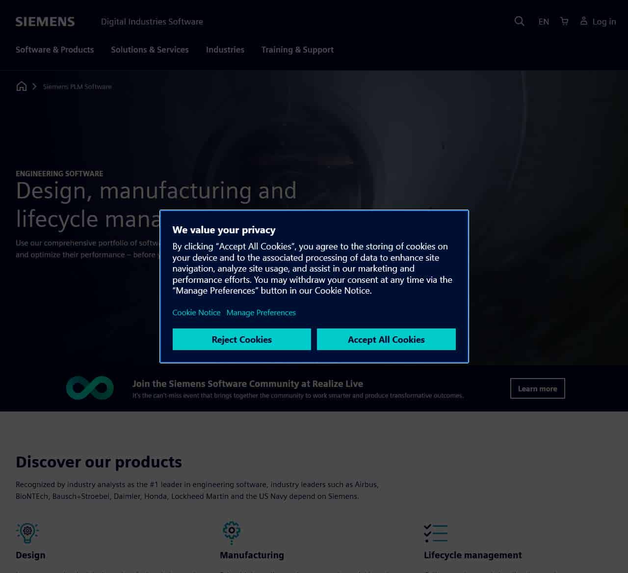 Design, manufacturing and lifecycle management | Siemens Software