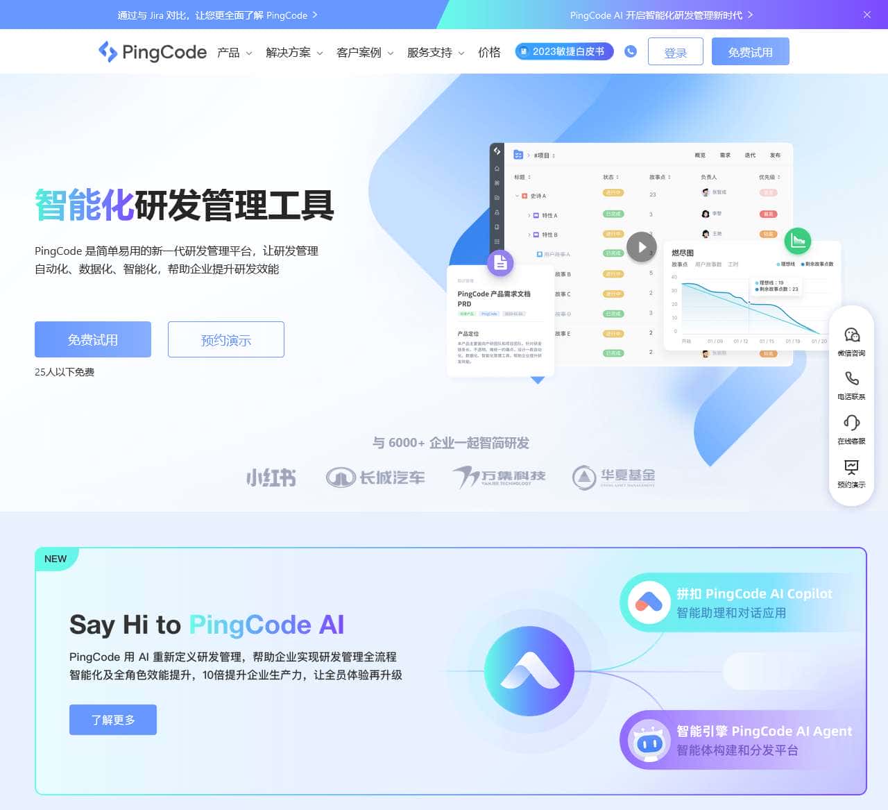 PingCode - 新一代智能化研发管理工具