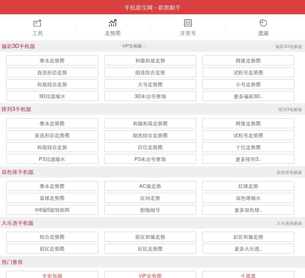 彩宝网m.00038.cn手机版_专门给手机用户提供彩票开奖结果、走势图和工具的网站。
