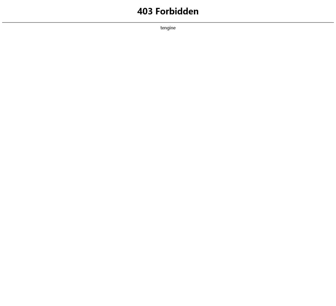 403 Forbidden