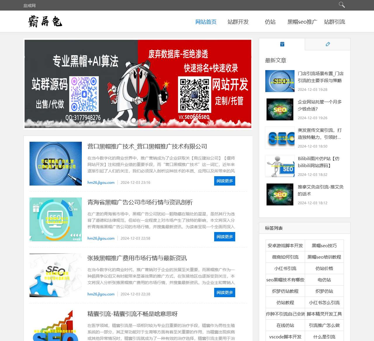 谷歌黑帽seo