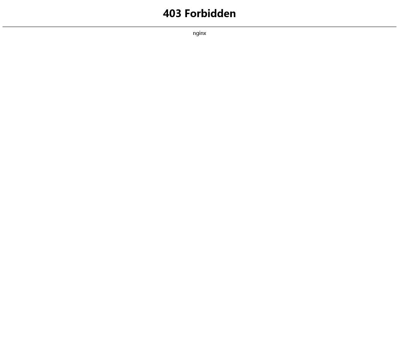 403 Forbidden