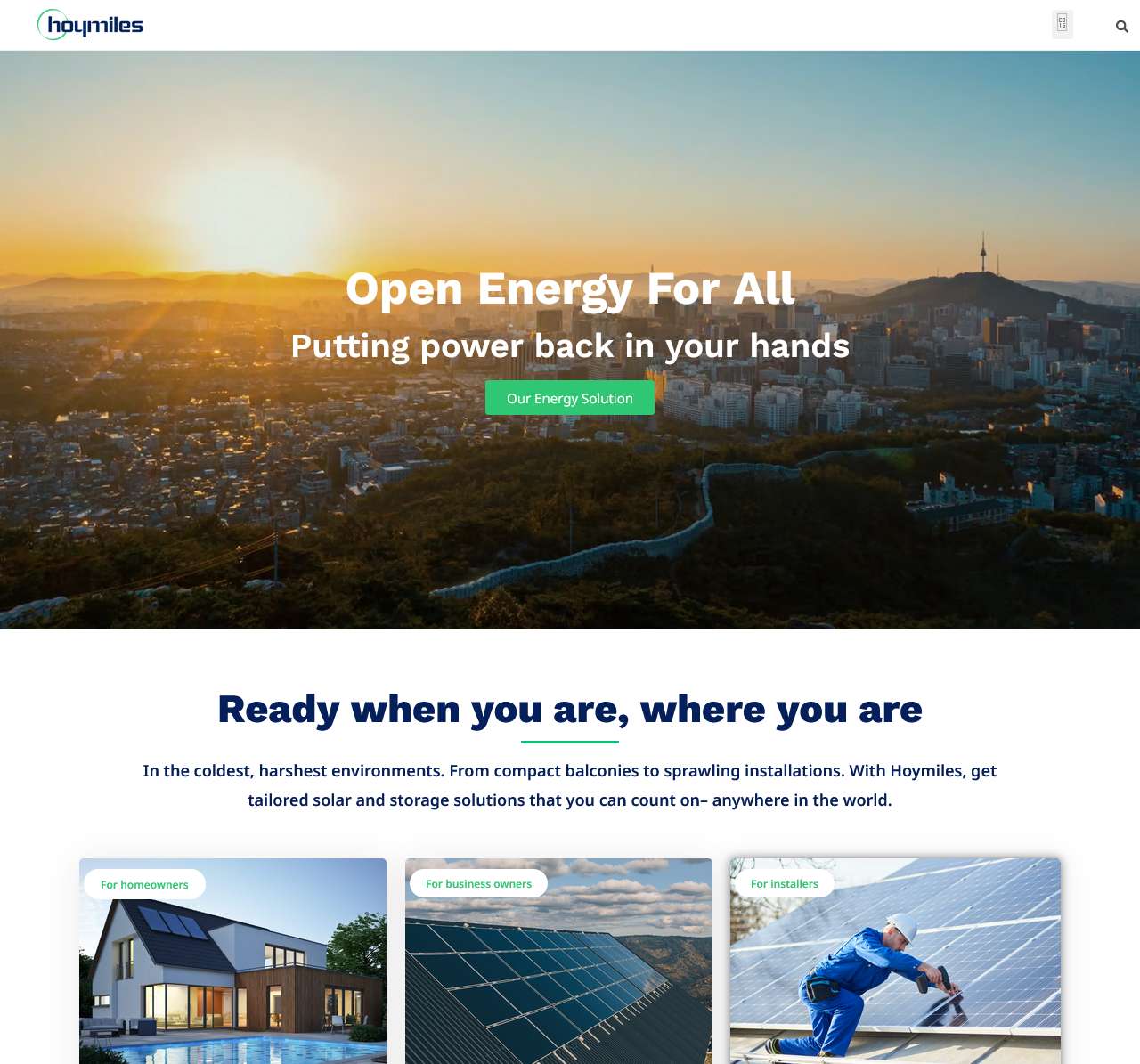 Hoymiles – Open Energy For All